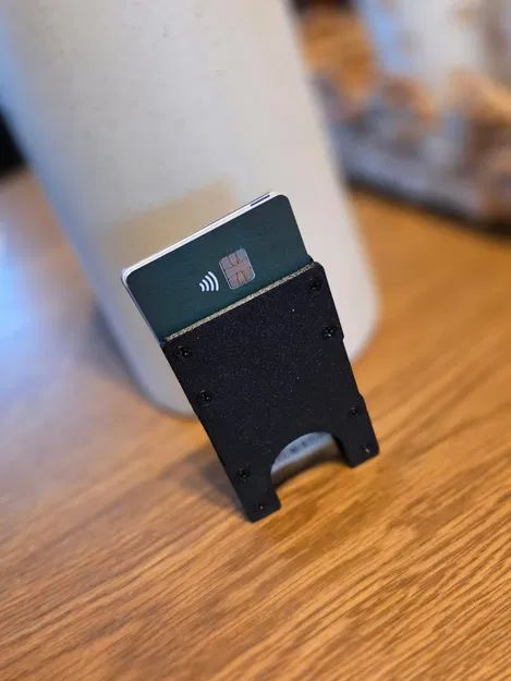 Ví in 3D tối giản tích hợp kẹp tiền - Image 7