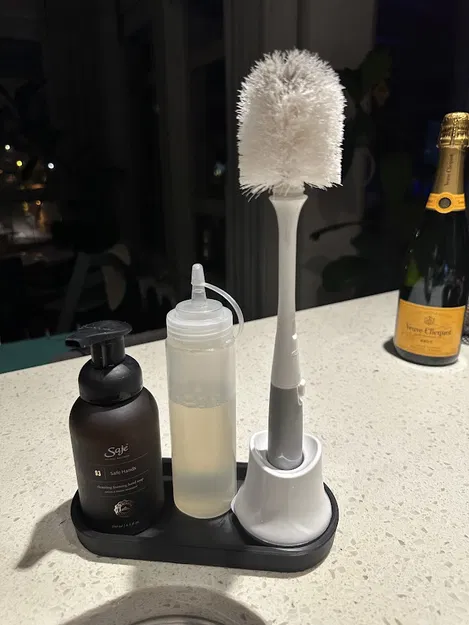 Khay đựng xà phòng và đồ dùng bồn rửa (Oval Tray) - File in 3D - Image 1