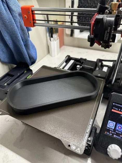 Khay đựng xà phòng và đồ dùng bồn rửa (Oval Tray) - File in 3D - Image 2