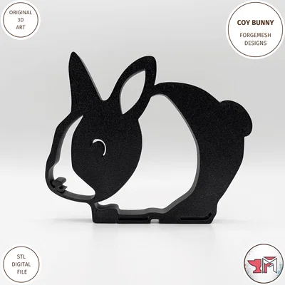 Mô hình chú thỏ Coy Bunny đáng yêu