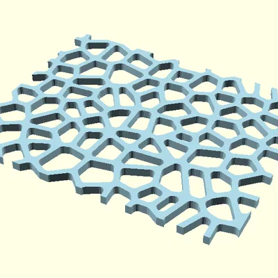 Phương pháp Voronoi tốc độ cao cho OpenSCAD