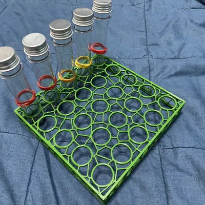 Giá đỡ ống nghiệm kiểu Voronoi - Parametric