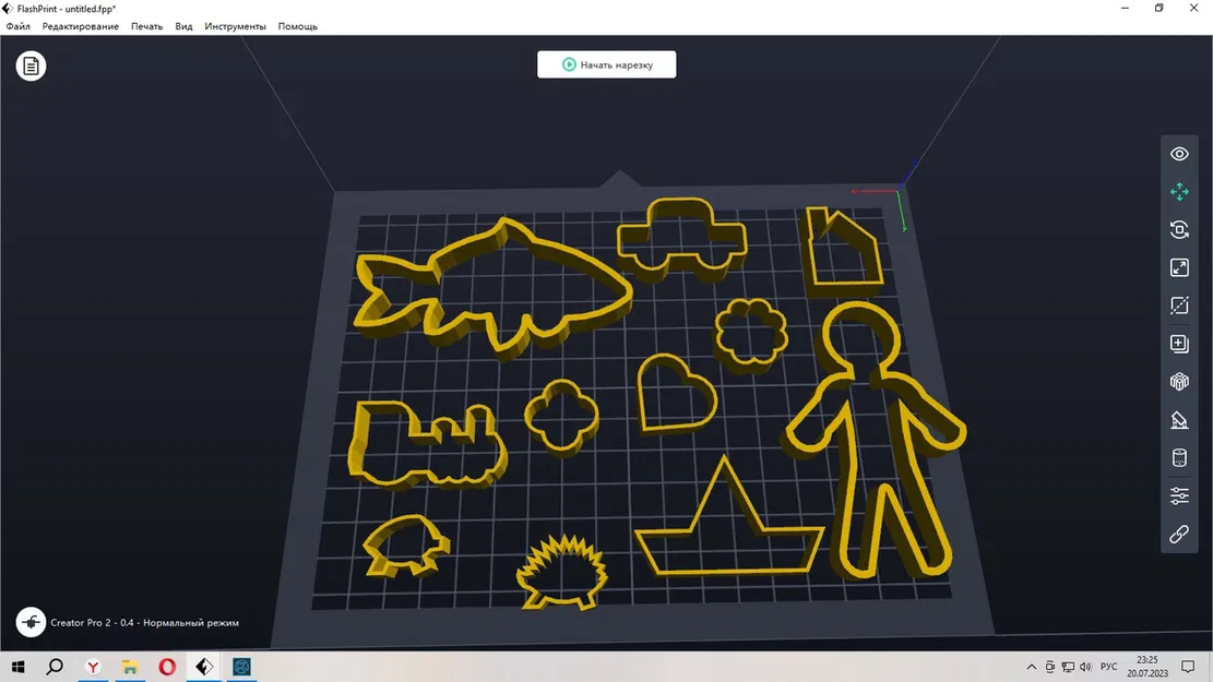 Bộ khuôn cắt bánh quy và đất nặn đáng yêu cho bé in 3D - Image 1