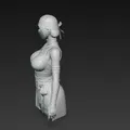Mô hình tượng nữ Ninja quyến rũ (Sexy Ninja Woman Bust) in 3D - Thumbnail 5