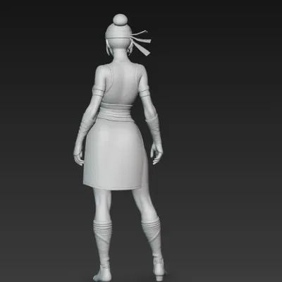 Mô hình tượng nữ Ninja 3D - Thiết kế quyến rũ cho người sưu tầm