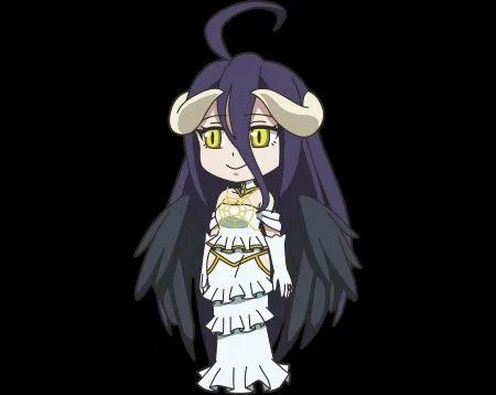 Mô hình 3D Chibi Albedo Overlord cực đẹp dành cho fan anime - Image 1