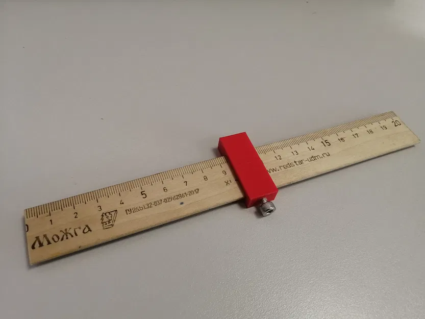 Cữ chặn thước (Ruler stop) 3D tiện lợi cho đo đạc chính xác - Image 1