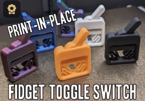 Đồ chơi Fidget Toggle Switch - Công tắc giảm stress in 3D cực chill - Image 1
