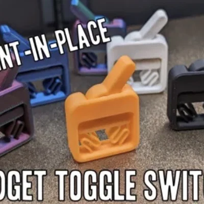 Đồ chơi Fidget Toggle Switch - Công tắc giảm stress in 3D cực chill
