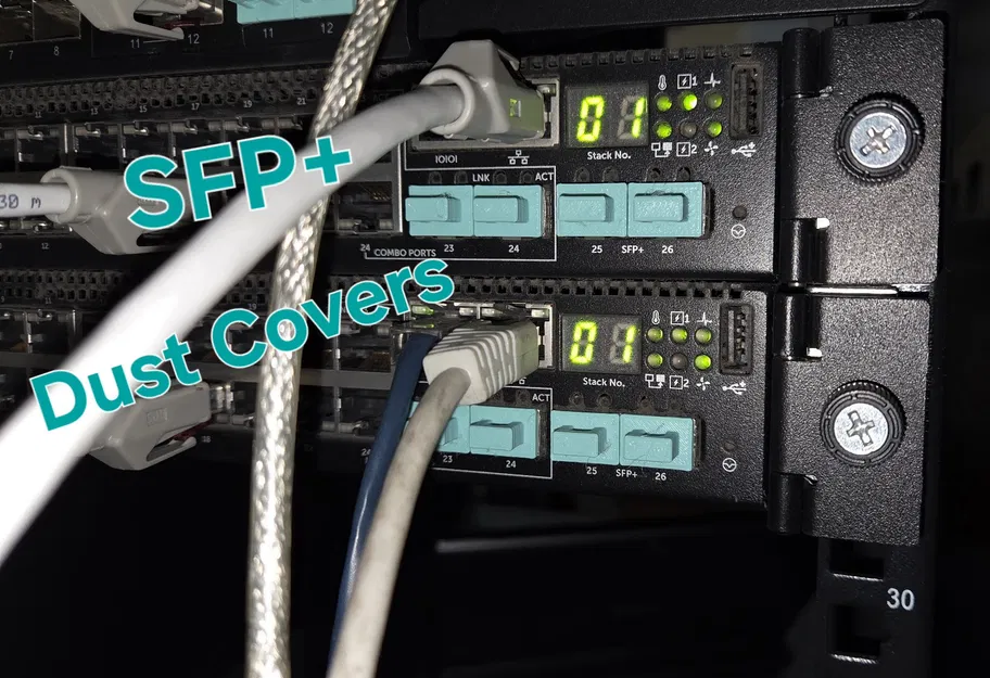 Nắp che bụi cho cổng SFP/SFP+ (Dust Cover) bảo vệ thiết bị mạng - Image 1