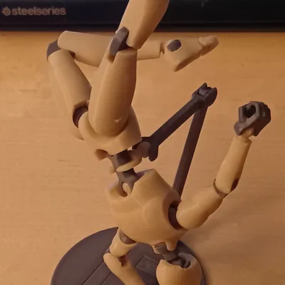 Khớp nối giá đỡ Carbon 13 cho mô hình nhân vật in 3D