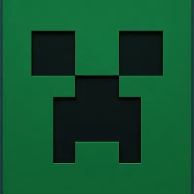 Mô hình trang trí treo tường Creeper Minecraft 3D độc đáo