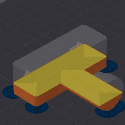 Giá treo chuyển đổi quạt đứng thành quạt treo tường (dùng kèm thanh đỡ L kim loại)