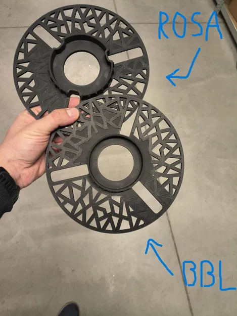 Ngàm MasterSpool ROSA3D chuyển đổi cho cuộn refill Bambulab (83mm) - Image 2