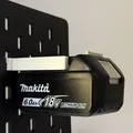 Giá treo pin Makita 18V cho bảng IKEA Skådis - Kiểu ngàm ngang tiết kiệm không gian - Thumbnail 1