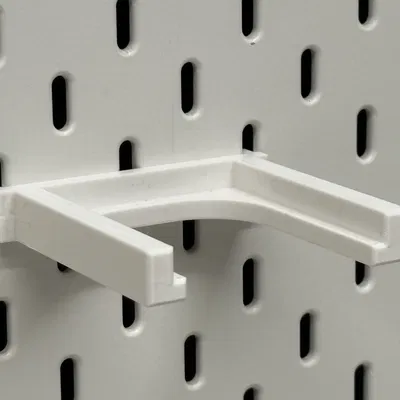 Giá treo pin Makita 18V cho bảng IKEA Skådis - Kiểu ngàm ngang tiết kiệm không gian