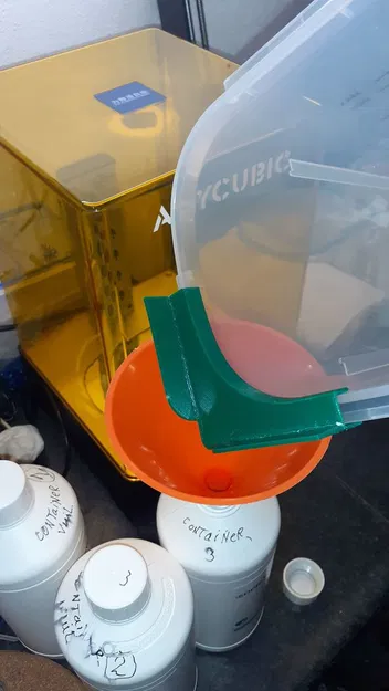 Phễu rót cồn cho bình Anycubic Wash & Cure (Dùng được cho V1 và V2) - Image 3