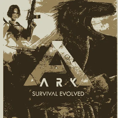 Poster 3D ARK: Survival Evolved - Decor siêu ngầu cho game thủ