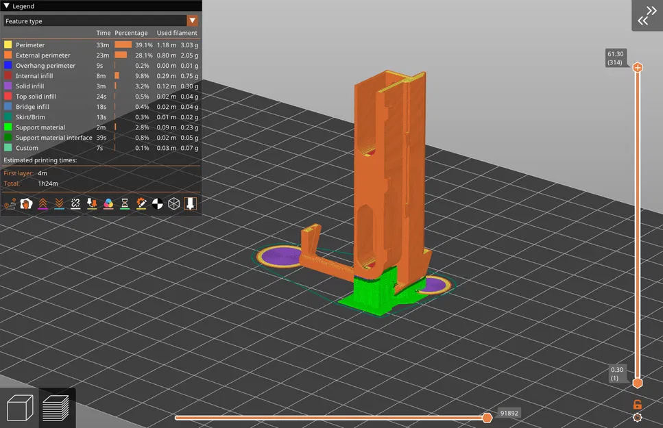 Giá gắn Mintion Nozzle Camera (Chịu nhiệt) cho Prusa i3 MK3S+ - Image 7