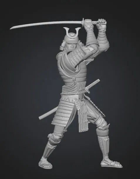 Mô hình Crimson Samurai - Tượng chiến binh Nhật Bản 3D tinh xảo - Image 1