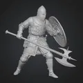 Mô hình hiệp sĩ Dragonshield Knight in 3D chi tiết cực đẹp - Thumbnail 1