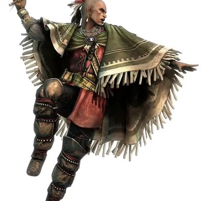 Mô hình chiến binh da đỏ cầm rìu (Axe-Wielding Prairies Warrior)