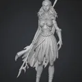 Mô hình 3D Ember Huntress - Nữ chiến binh bộ lạc ấn tượng - Thumbnail 1