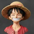 Mô hình tượng bán thân Monkey D. Luffy - One Piece (File in 3D STL) - Thumbnail 1