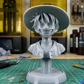 Mô hình tượng bán thân Monkey D. Luffy - One Piece (File in 3D STL) - Thumbnail 9