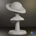 Mô hình tượng bán thân Monkey D. Luffy - One Piece (File in 3D STL) - Thumbnail 11