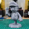 Mô hình 3D STL Tượng bán thân Super Mario cầm ngôi sao Super Star - Thumbnail 5