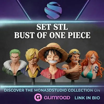 Mô hình 3D Tony Tony Chopper từ One Piece - File STL chi tiết