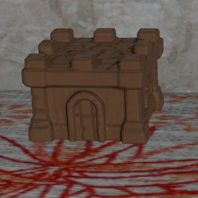 Mô hình nhà tù TTRPG cho chiến trường, in FDM không cần support, nhanh và dễ