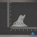 Gốc Cây Cổ Thụ Với Xương - Địa Hình Mô Hình Cho Wargame và RPG (Kèm File STL) - Thumbnail 2