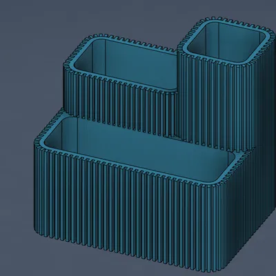 Chậu Cây 3 Tầng Dạng Thác Nước Hiện Đại / Bình Hoa & Hộp Đựng Đồ 3-trong-1