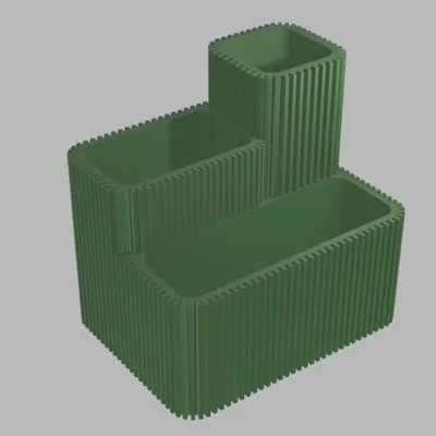 Chậu Cây 3 Tầng Dạng Thác Nước Hiện Đại / Bình Hoa & Hộp Đựng Đồ 3-trong-1