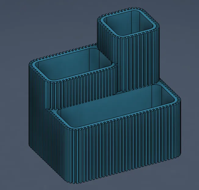 Chậu Cây 3 Tầng Dạng Thác Nước Hiện Đại / Bình Hoa & Hộp Đựng Đồ 3-trong-1 - Image 3