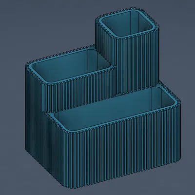 Chậu Cây 3 Tầng Dạng Thác Nước Hiện Đại / Bình Hoa & Hộp Đựng Đồ 3-trong-1