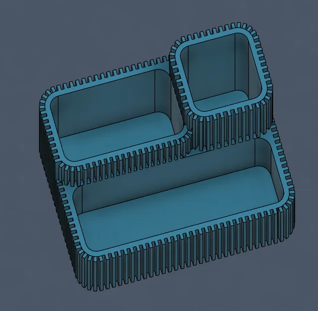 Chậu Cây 3 Tầng Dạng Thác Nước Hiện Đại / Bình Hoa & Hộp Đựng Đồ 3-trong-1 - Image 4