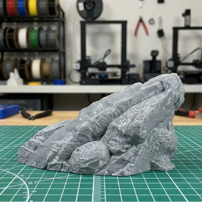 Mô hình tảng đá trang trí 10cm cho sa bàn (Rock for Miniatures)