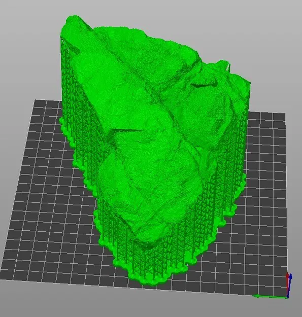 Mô hình tảng đá trang trí 10cm cho sa bàn (Rock for Miniatures) - Image 2