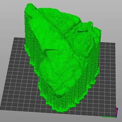 Mô hình tảng đá trang trí 10cm cho sa bàn (Rock for Miniatures)