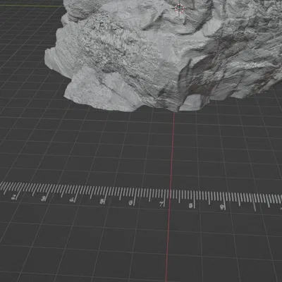 Mô hình tảng đá trang trí 10cm cho sa bàn (Rock for Miniatures)