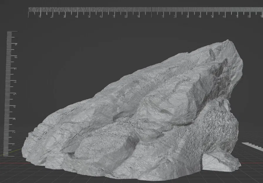 Mô hình tảng đá trang trí 10cm cho sa bàn (Rock for Miniatures) - Image 5