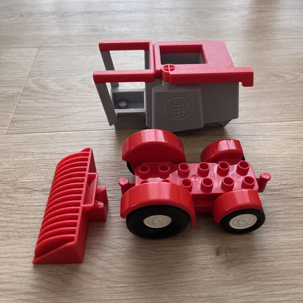 Bộ phụ kiện lắp ráp máy gặt đập liên hợp (Combine harvester) cho xe LEGO DUPLO - Image 6