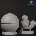 Mô hình 3D Squirtle & Pokeball Display Stand (STL) - Bộ chi tiết đa mảnh - Thumbnail 9