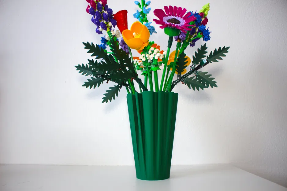 Bình Hoa Xoắn Ốc Gợn Sóng Thanh Lịch - Image 1