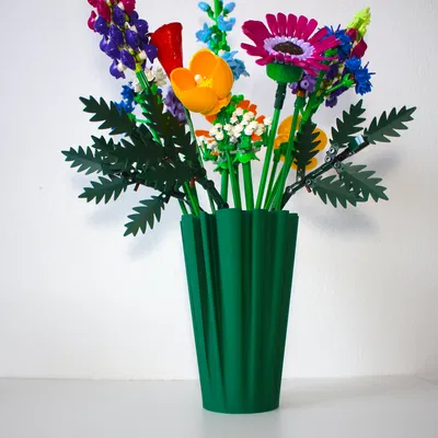 Bình Hoa Xoắn Ốc Gợn Sóng Thanh Lịch