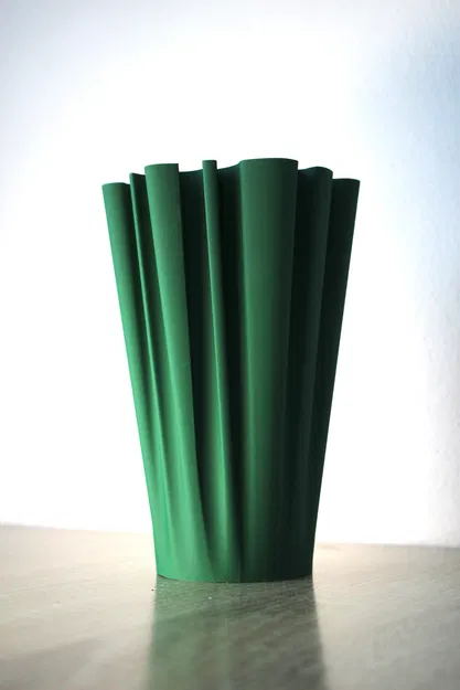 Bình Hoa Xoắn Ốc Gợn Sóng Thanh Lịch - Image 2