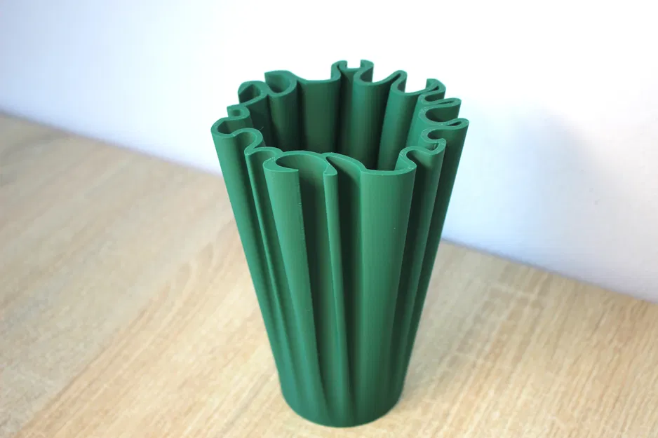 Bình Hoa Xoắn Ốc Gợn Sóng Thanh Lịch - Image 3